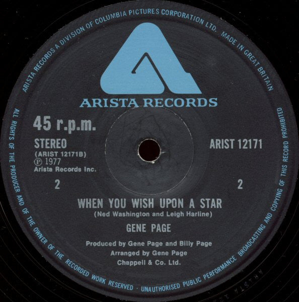 Gene Page : Close Encounters Of The Third Kind (12", Ltd)