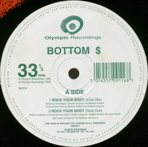Bottom $* : Rock Your Body (12")