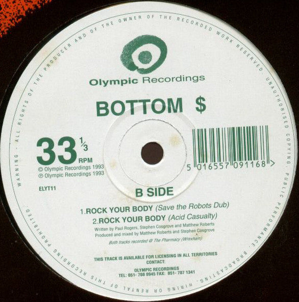 Bottom $* : Rock Your Body (12")