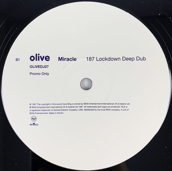 Olive : Miracle (12", Single, Promo)