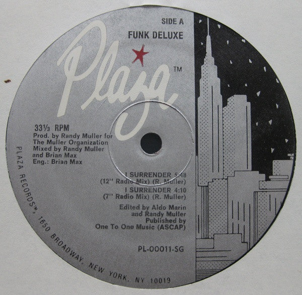 Funk Deluxe : I Surrender (12")