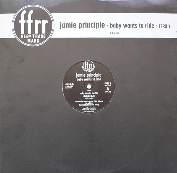 Jamie Principle : Baby Wants To Ride (12")