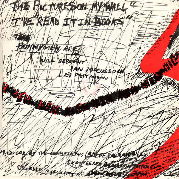 Echo & The Bunnymen : The Pictures On My Wall (7", Single, RE, Inj)