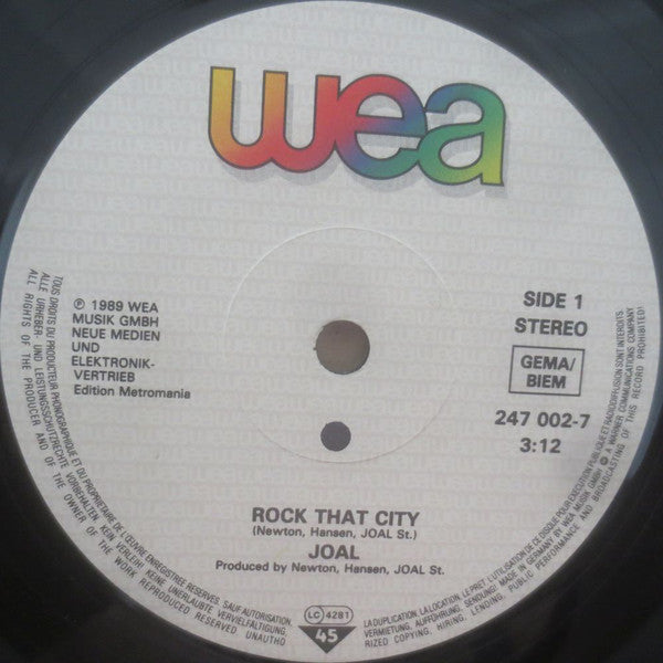 Joal : Rock That City / Stand Up (7", Single)
