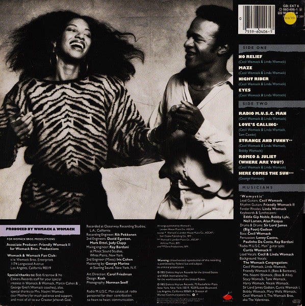 Womack & Womack : Radio M.U.S.C. Man (LP, Album)