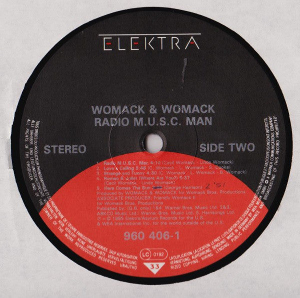 Womack & Womack : Radio M.U.S.C. Man (LP, Album)