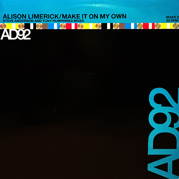 Alison Limerick : Make It On My Own (12", Promo)