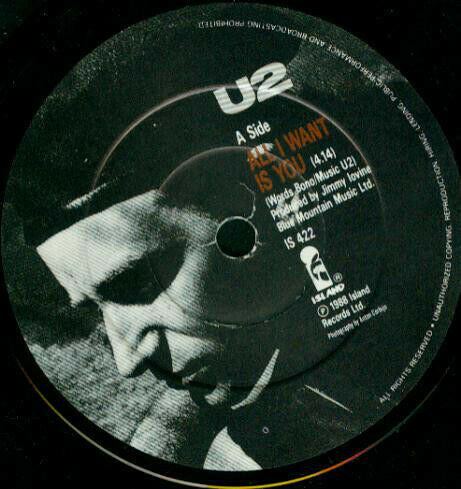 U2 : All I Want Is You (7", Single, Pap)