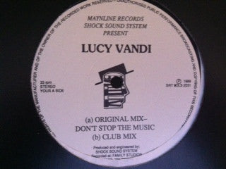 Lucy Vandi : Don't Stop The Music (12")