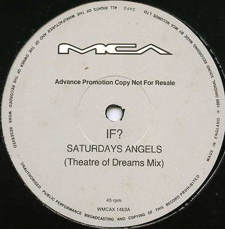 If? : Saturdays Angels (12", Promo)