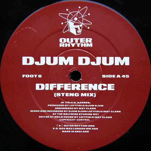 Djum Djum : Difference (12", Pic)