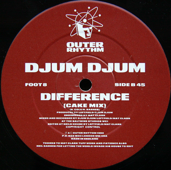 Djum Djum : Difference (12", Pic)
