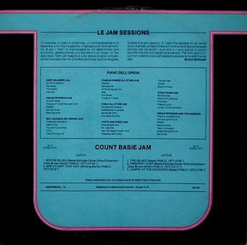 Count Basie : Count Basie Jam (Montreux 14-7-1977) (LP, Album, Abr)