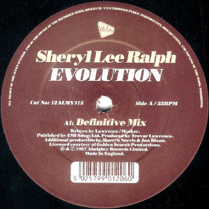 Sheryl Lee Ralph : Evolution (12")