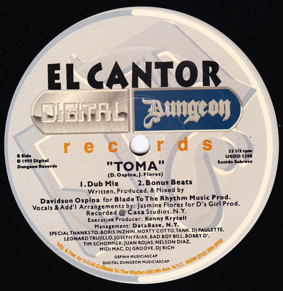 El Cantor : Toma (12")