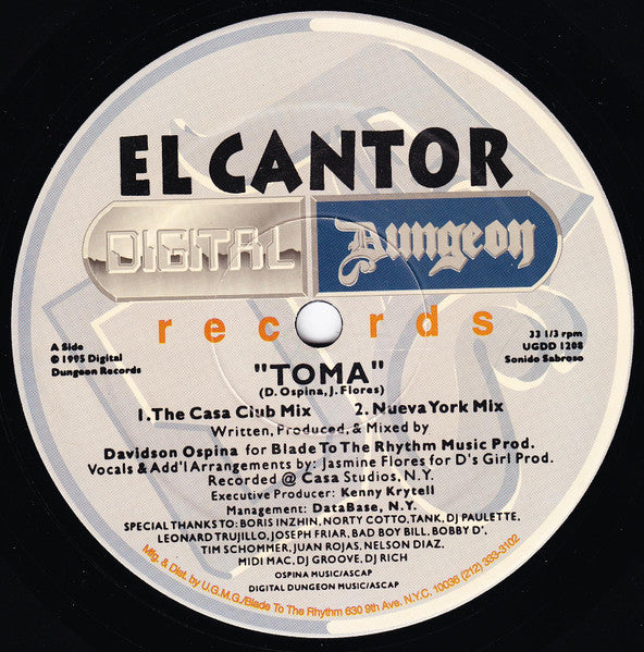 El Cantor : Toma (12")