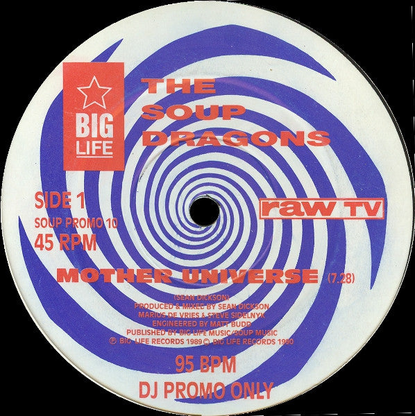 The Soup Dragons : Mother Universe (12", Single, Promo)