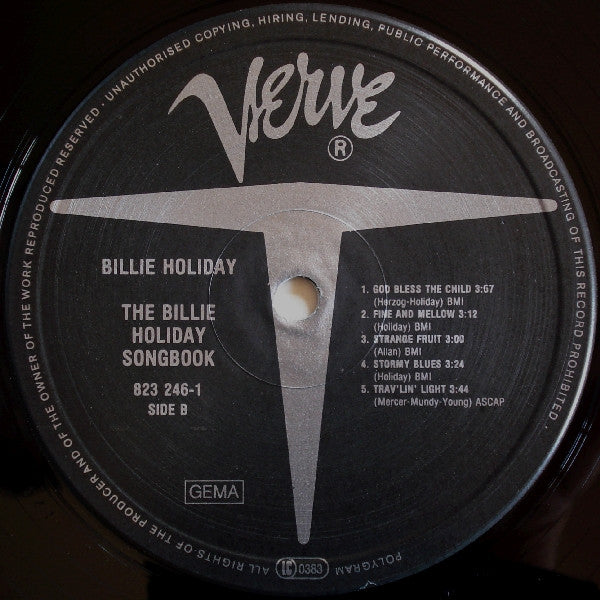 Billie Holiday : The Billie Holiday Songbook (LP, Comp)