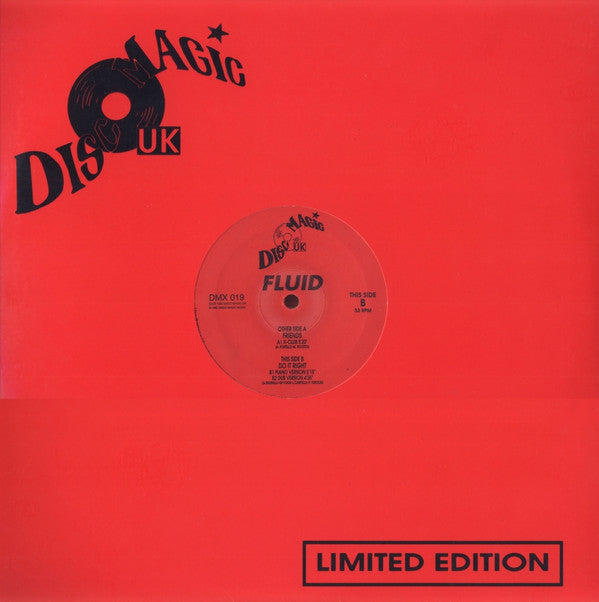 Fluid (4) : Friends / Do It Right (12", Ltd, Promo)