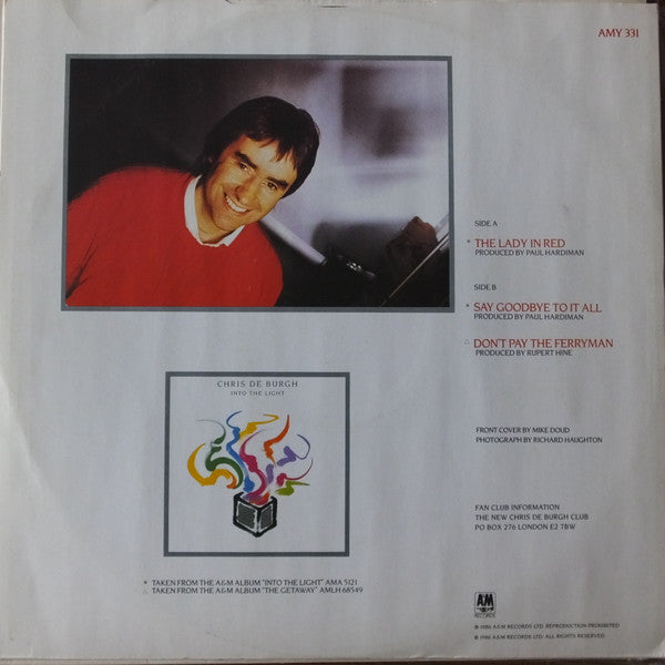 Chris de Burgh : The Lady In Red (12", Single)