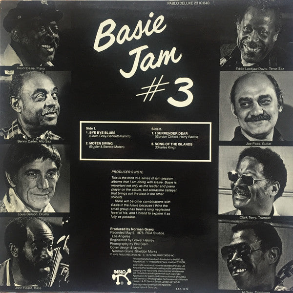 Count Basie : Basie Jam #3 (LP, Album)