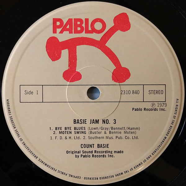 Count Basie : Basie Jam #3 (LP, Album)