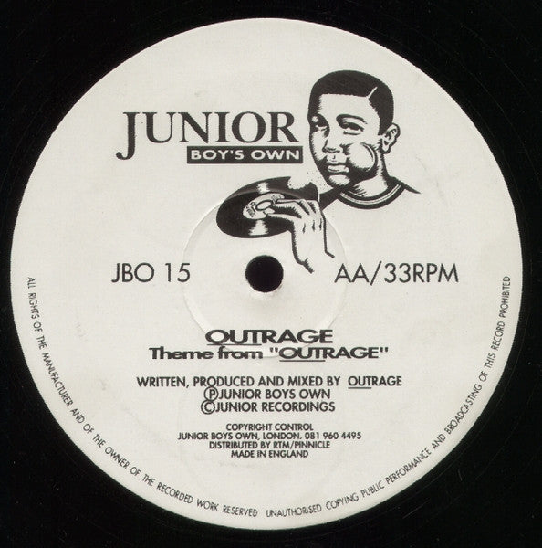 Outrage : Theme From Outrage (12", Single)