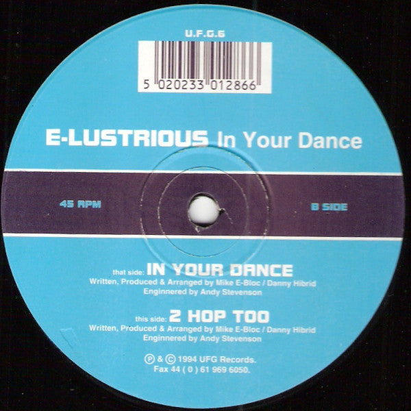 E-Lustrious : In Your Dance (12")