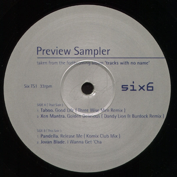 Various : Tracks With No Name (Preview Sampler) (12", Smplr)