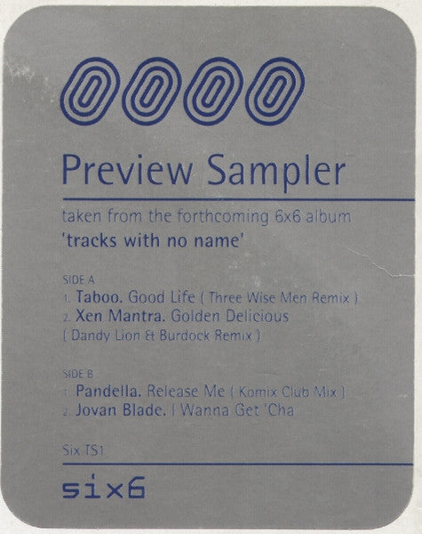 Various : Tracks With No Name (Preview Sampler) (12", Smplr)