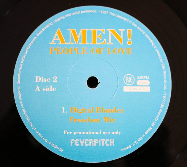 Amen! UK : People Of Love (2x12", Promo)