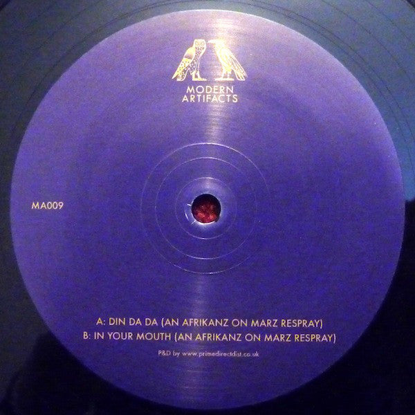 Afrikanz On Marz : Din Da Da / In Your Mouth (12")
