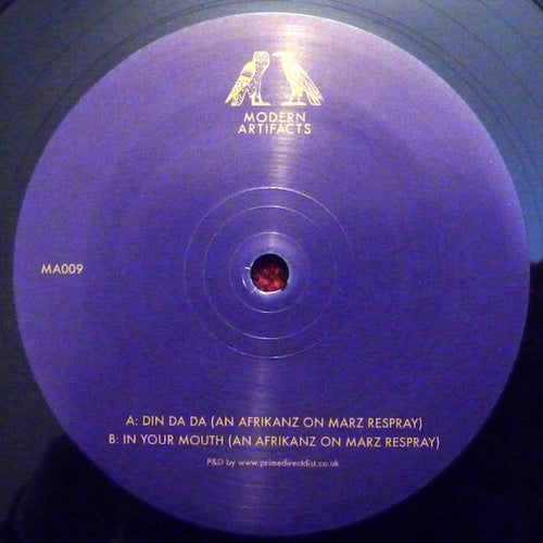 Afrikanz On Marz : Din Da Da / In Your Mouth (12")