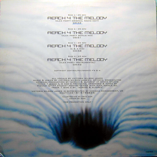 Victoria Wilson-James : Reach 4 The Melody (2x12", Promo)
