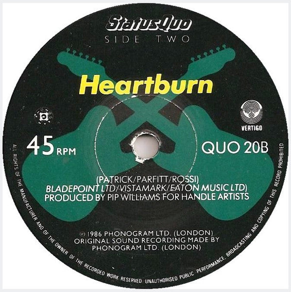 Status Quo : In The Army Now (7", Pap)