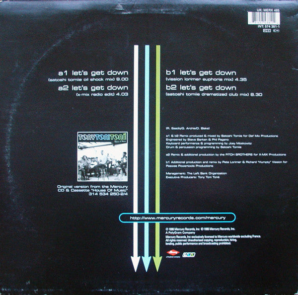 TonyToniToné* : Let's Get Down (12")