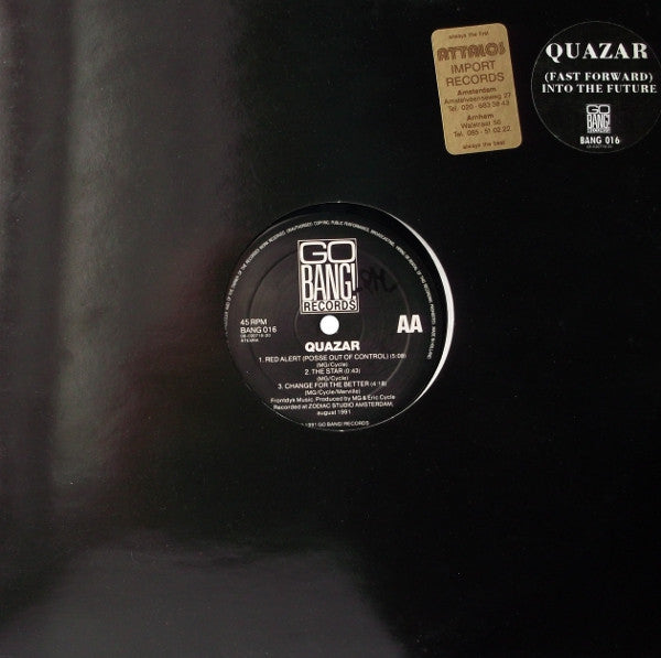 Quazar : (Fast Forward) Into The Future (12")