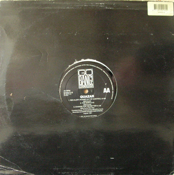 Quazar : (Fast Forward) Into The Future (12")