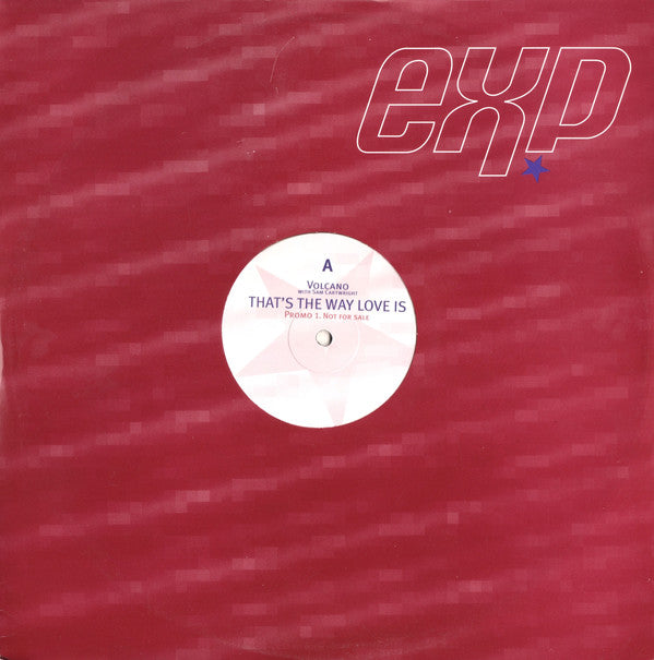 Volcano With Samantha Cartwright : That's The Way Love Is (12", Promo)