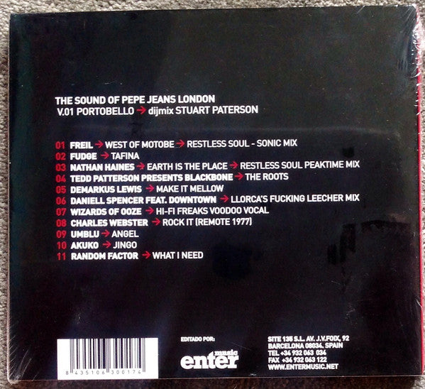 Stuart Patterson : The Sound Of Pepe Jeans London (V.01 Portobello) (CD, Mixed)