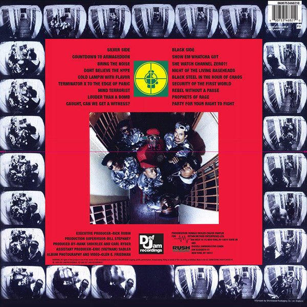 Public Enemy : It Takes A Nation Of Millions To Hold Us Back (LP, Album, RE, 180)