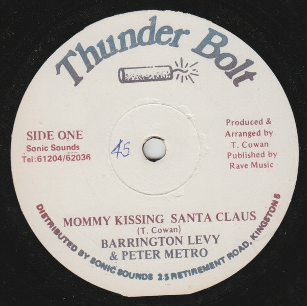 Barrington Levy And Peter Metro : Xmas Disco (12", Maxi)