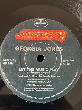 Georgia Jones : Let The Music Play (7")