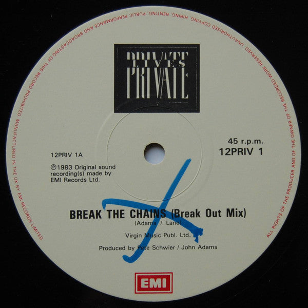Private Lives : Break The Chains (12")