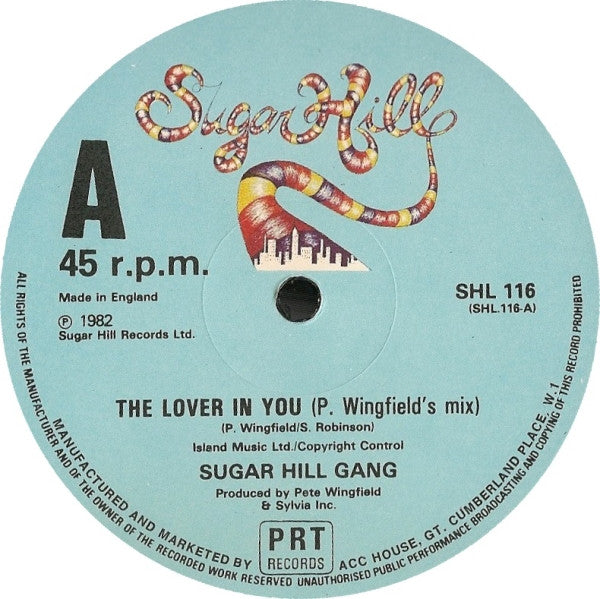 Sugar Hill Gang* : The Lover In You (12", Single)