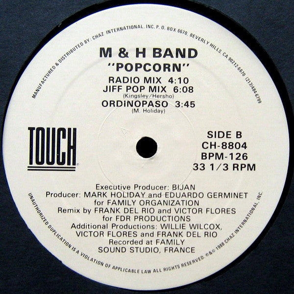 M & H Band : Popcorn (12")