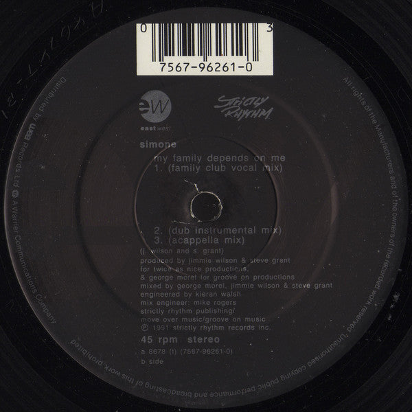 Simone : My Family Depends On Me (12")
