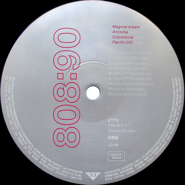 808 State : 90 (LP, Album)