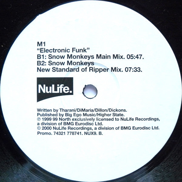 M1 : Electronic Funk (12", Promo)