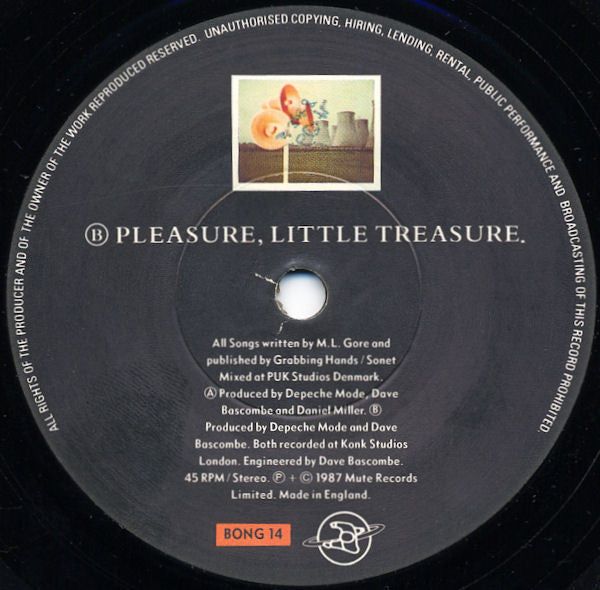 Depeche Mode : Never Let Me Down Again (7", Single)